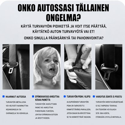 Turvavyön logollinen suojakuori