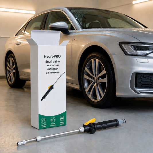 HydroPro - Monikäyttöinen painepesuri autolle ja puutarhaan