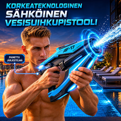 Sähköinen vesipyssy LED- ja sumuefekteillä