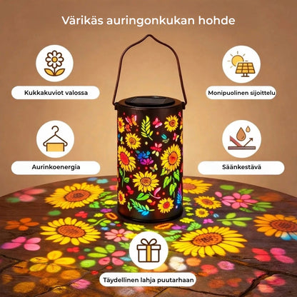 Kukkainen aurinkolyhty