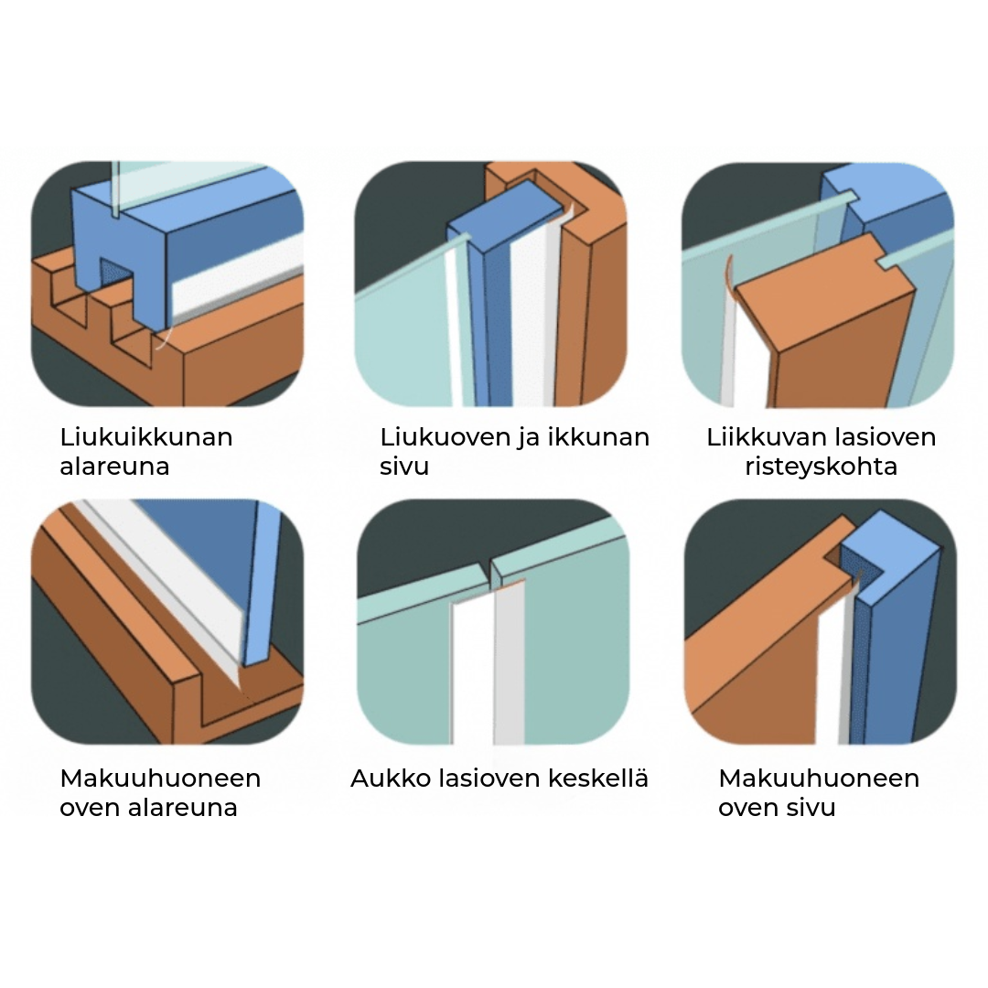 Tiivistysteippi – 5 metriä