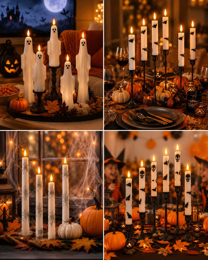 Halloween LED-valot kaukosäätimellä