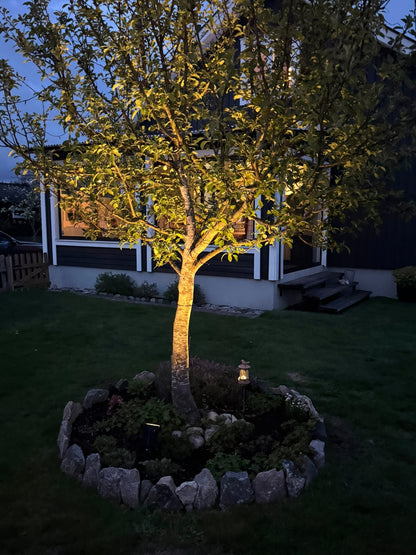 Terra – Aurinkokäyttöinen puutarhavalaisin