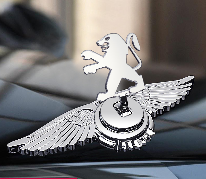 Auton logolla varustettu konepellin embleemi