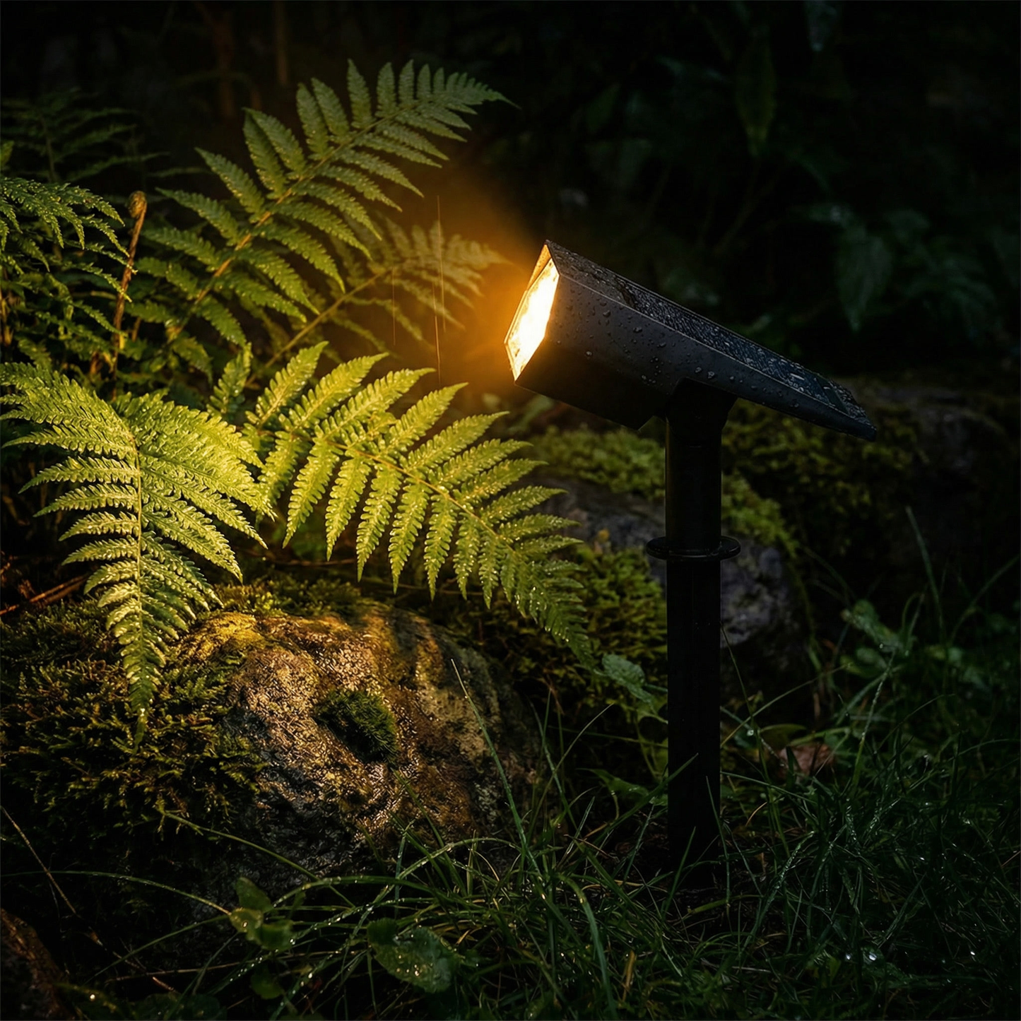 Terra – Aurinkokäyttöinen puutarhavalaisin