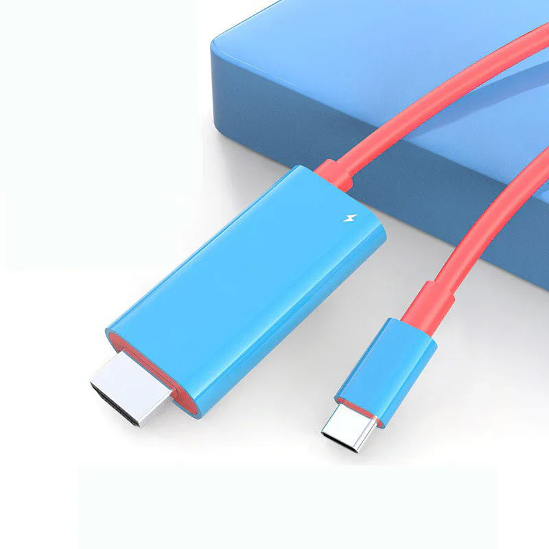 USB-C–HDMI-sovitinkaapeli – Suoratoista, pelaa ja lataa samanaikaisesti – Switchille, puhelimelle ja tabletille